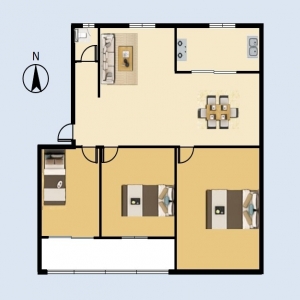 急售钢城区辛庄镇家属楼3室2厅1卫，带大储藏室和车库