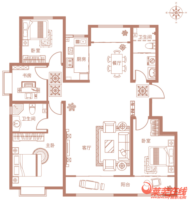 100㎡-148㎡，高新区核心楼盘香山名郡大产权户型图首次曝光！(图14)