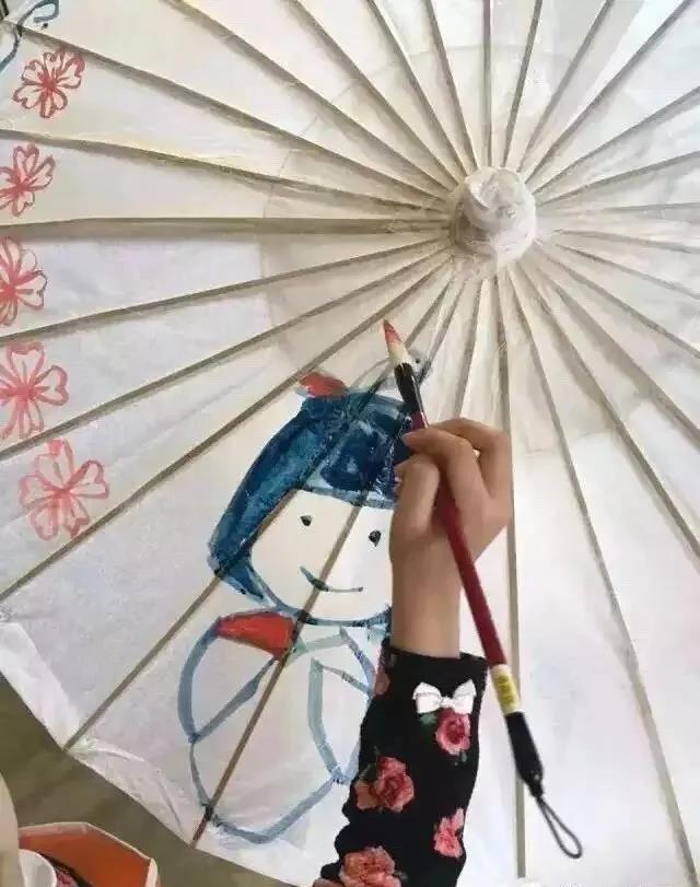 【油纸伞DIY】巧艺手绘油纸伞，妙笔勾勒好时光！(图6)