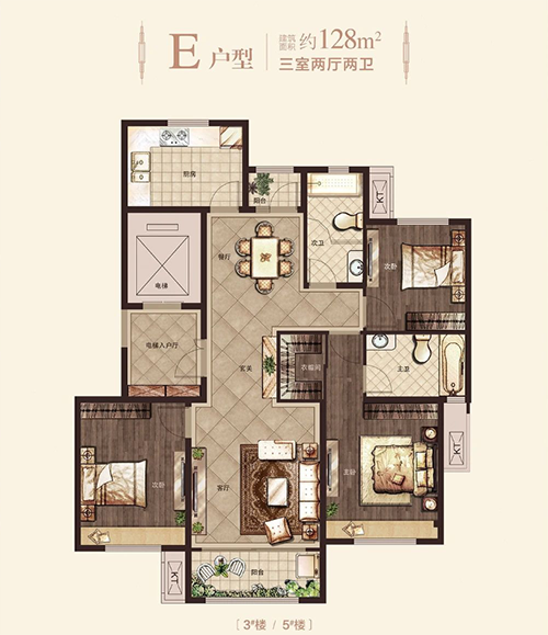 玉龙湾户型鉴赏 | 做自己的生活鉴赏家，把生活过成限量版(图5)