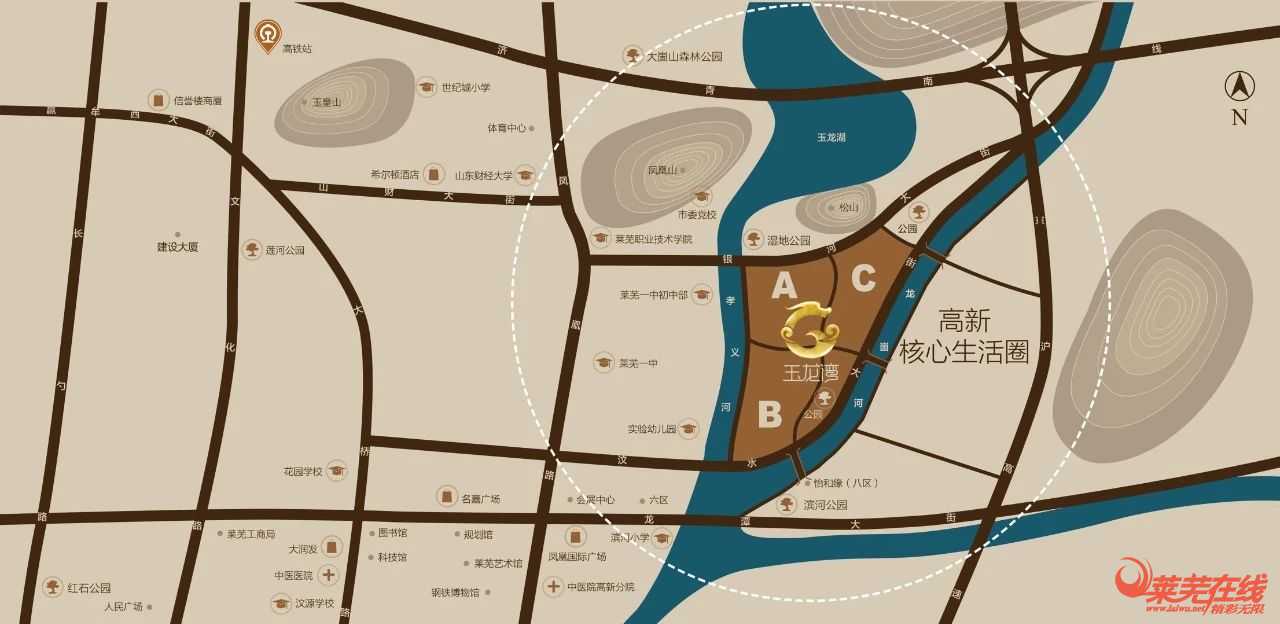 玉龙湾开发商投资建设的高新区实验学校南门道路已启动修建(图8)