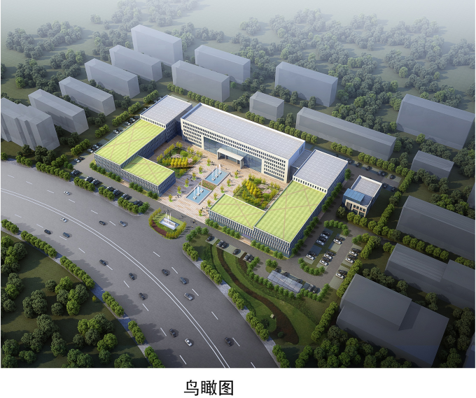 莱芜高新区新增财富中心！1#附属办公楼工程规划许可批前公示(图2)