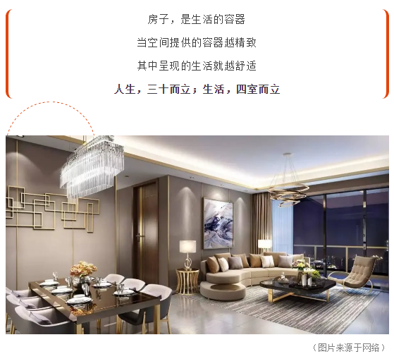 河景现房！141㎡四房宽境臻品户型，心动了吗？(图3)