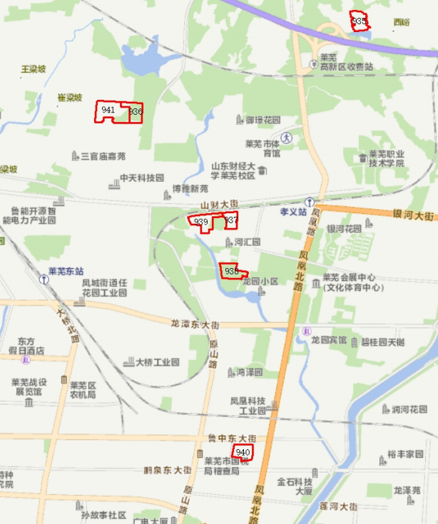 莱芜区共七宗！济南公布辖区存量住宅用地情况！附各区分布图(图2)