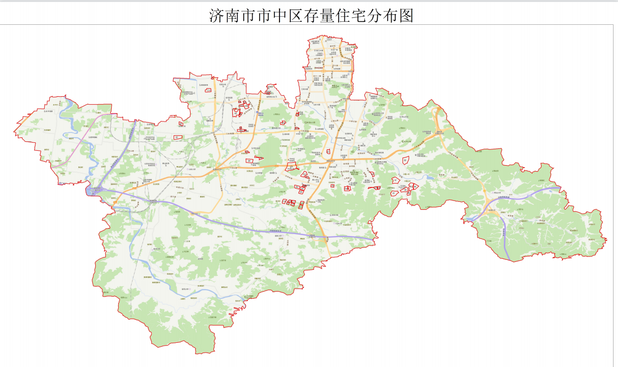 莱芜区共七宗！济南公布辖区存量住宅用地情况！附各区分布图(图6)