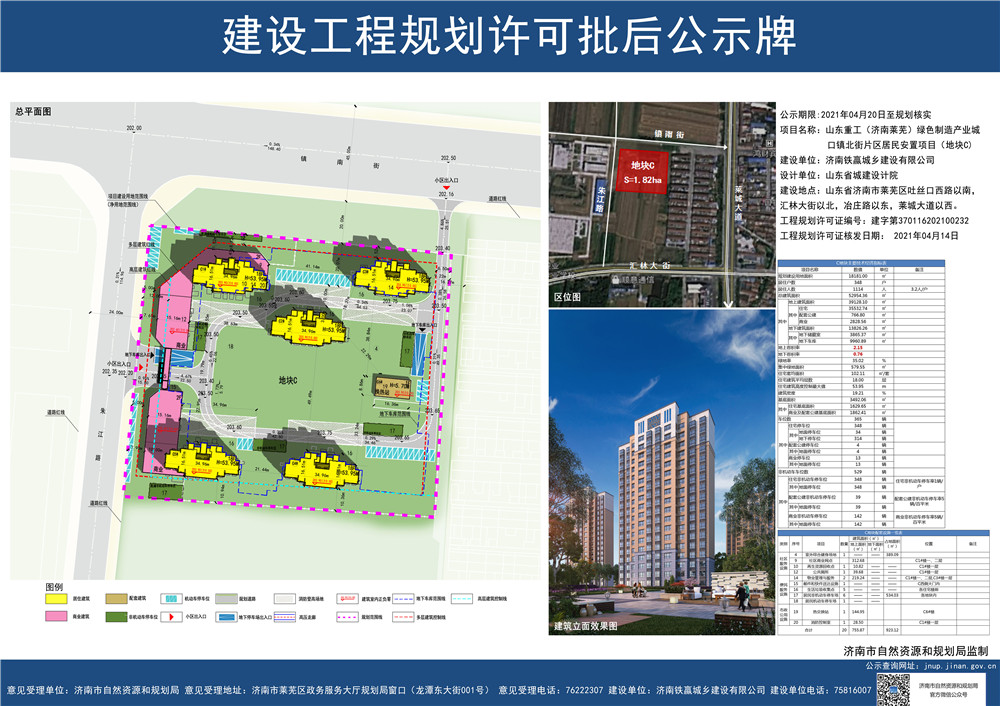 涉及1580户，口镇北街片区居民安置项目（地块B、地块C）建设工程规划批后公示(图5)