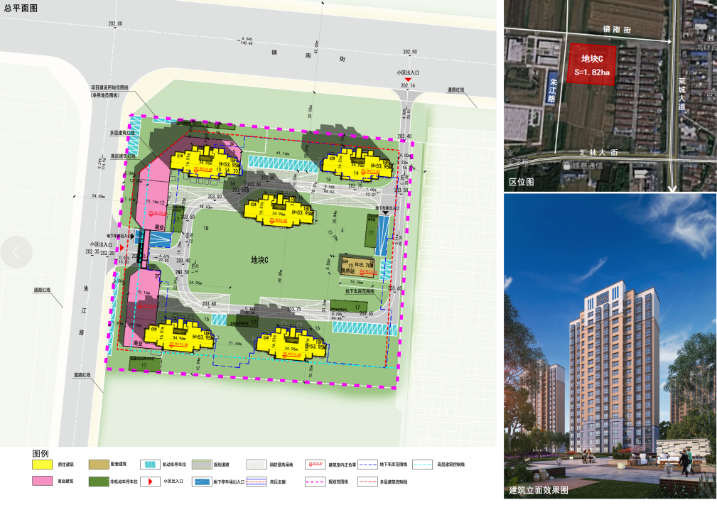 涉及1580户，口镇北街片区居民安置项目（地块B、地块C）建设工程规划批后公示(图6)