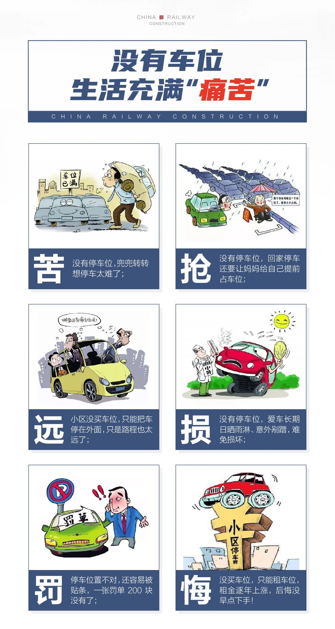 中国铁建·嬴兴园|有车位&无车位的对比，是两种不同质量的生活(图3)