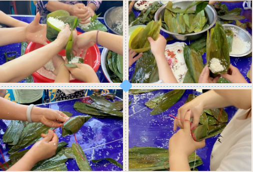 汇家物业“棕”情相邀，邻里齐聚营销中心包粽子，热闹又温馨！(图3)