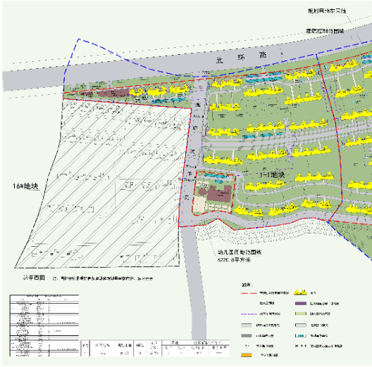 莱芜恒大金碧天下莱雪2012-1-1地块住宅及幼儿园建设工程规划批前公示 (图3)