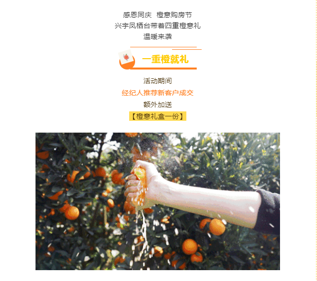 【橙意安家】凤栖台橙意购房节，特价房、大额购房金、豪华家电、甜蜜来袭！(图3)