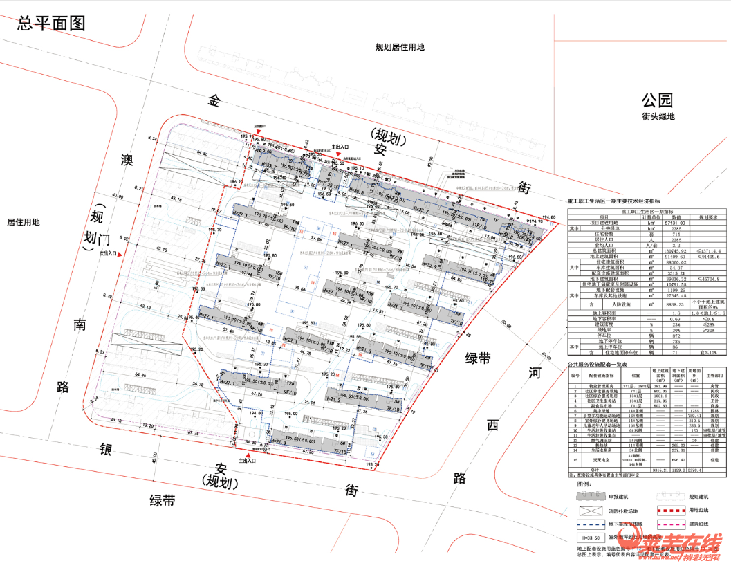新公示！山东筑璟置业有限公司重工职工生活区一期项目规划许可批前公示(图7)