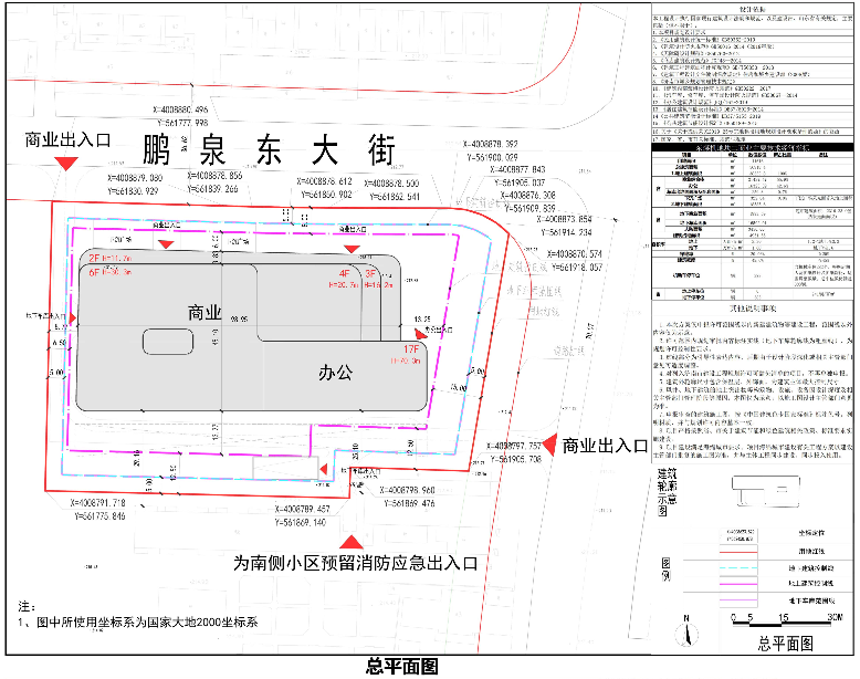 莱芜区新增一商业综合体！总建面5.69平，商业6层，办公17层！(图2)