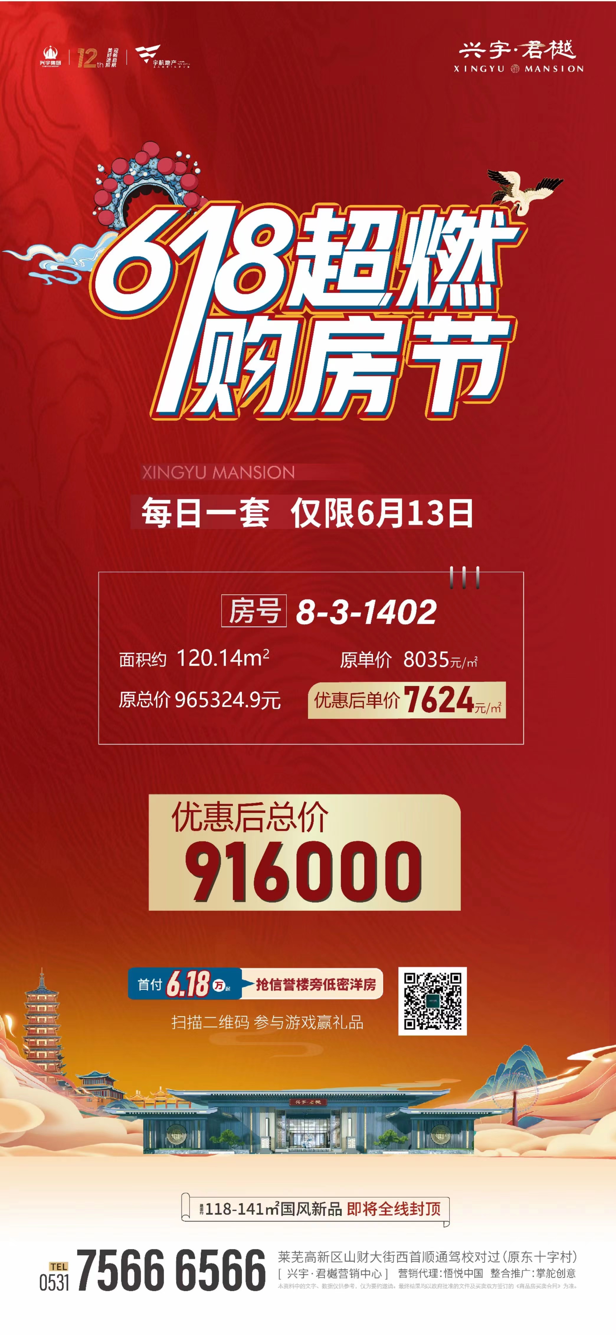 周度成交迎来两连涨，618各大房企放大招|莱芜楼市（6.6—6.12）销量一览(图8)